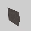 Tile Wall Components Featuring Dark Metal Texture Square Tiles And Vintage Industrial Finish