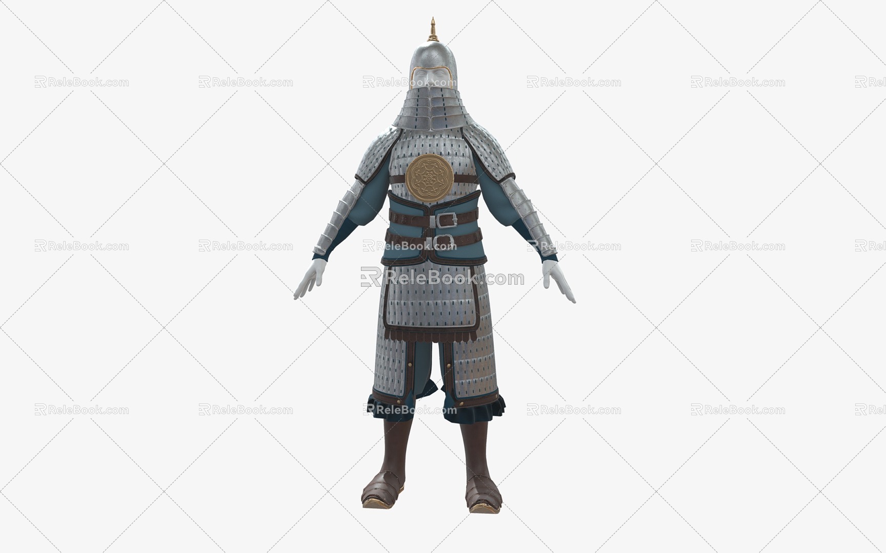 Chinese Armor Armor Soldier Armor 3d model