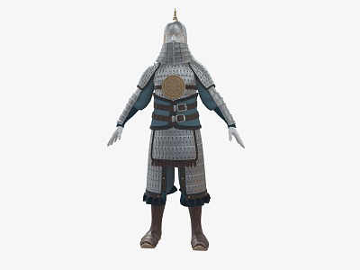 Chinese Armor Soldier Armor 3d model