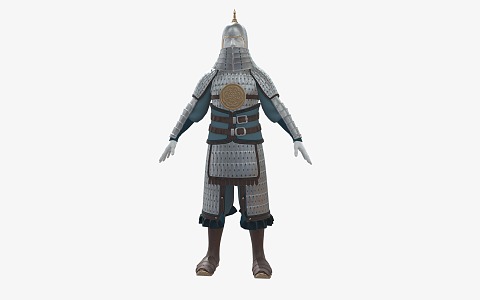 Chinese Armor Soldier Armor 3d model