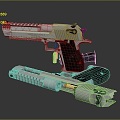 pistol semi-automatic pistol automatic pistol modern weapon hot weapon hot weapon gun military 3d model