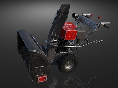 Modern snow remover 3d model