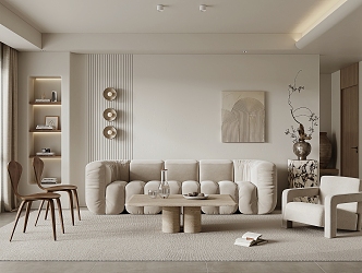 The Silent Living Room 3d model