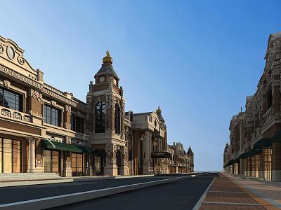 Commercial Street Perspective 3d model