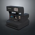 Polaroid Black Vintage Camera With Classic Design And Functional Lens Display Features
