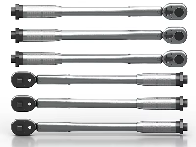Multiple Industrial Torque Wrenches Set for Professional Hardware Tools Use 3d model