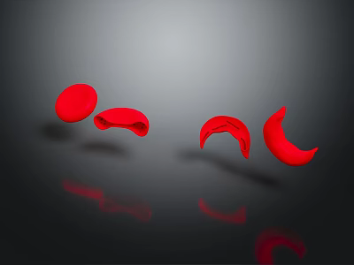 Red Medical Device Components For Cardiovascular Surgical Applications And Treatments 3d model