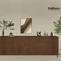 Modern Wood Grain Cabinet Ins Style Minimized Style Cabinet Entire Cabinet Sideboard Cabinet Balcony Cabinet Storage Cabinet Home Entrance Cabinet 3d model