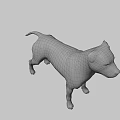 Realistic Brown Dog 3D Model With Detailed Fur And Expressive Features