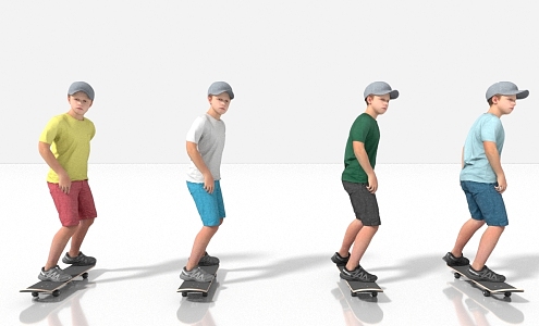 Sports Skateboard Shoes 3d model