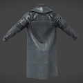 windbreaker leather clothes top coat clothing 3d model