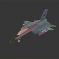 Gray Fighter Jet Model With Missiles And Number 162 On Dark Background