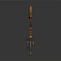 Handmade Woven Ring Wind Chime With Orange Beads Wooden Bar And Metal Pendant