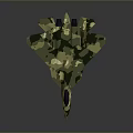 Advanced Aerospace Spacecraft With Camouflage Design For Cosmic Exploration