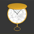 Open Gold Pocket Watch with White Dial and Black Hands on Dark Background with Reflection