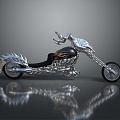 Motorcycle Two-wheeled Motorcycle Cross-country Motorcycle Road Race Motorcycle Motor Vehicle Transport 3d model