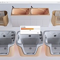 Children's bath tub Children's bath table 3d model