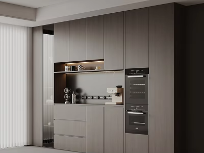 Modern Italian Dining Cabinet 3d model