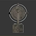 Industrial Metal Wall Light With Square Base And Cage Shade Design