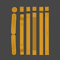 Golden Decorative Door Handles With Carved Patterns For Modern Cabinet Doors