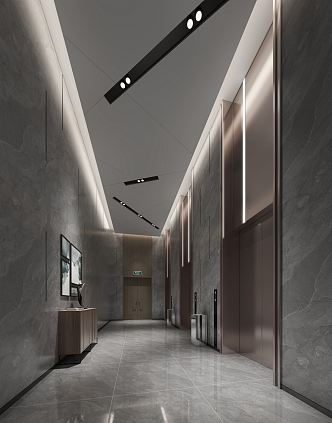 modern elevator 3d model