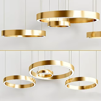Vintage Chandelier Pendant 3d model