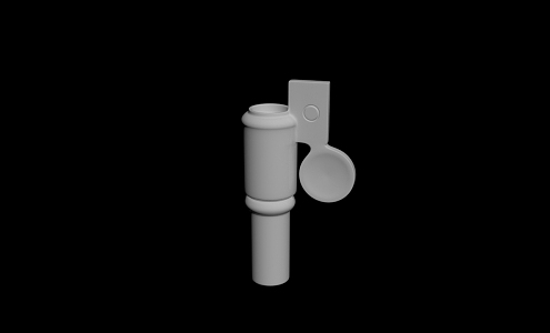 Modern machinery parts up to parts 3d model