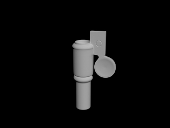 Modern machinery parts up to parts 3d model