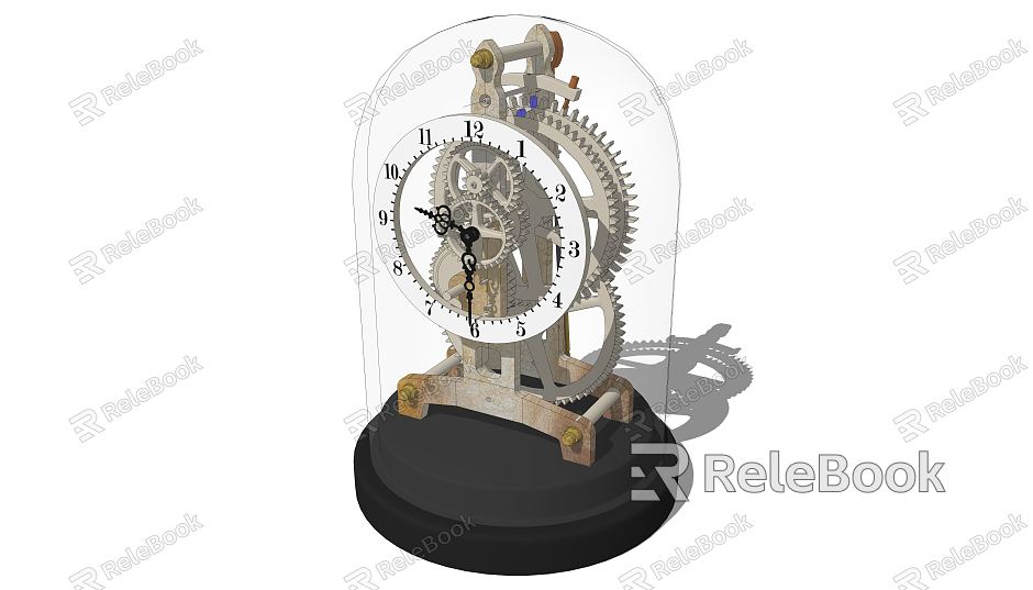 Industrial LOFT Clock Mechanical Clock model