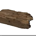Natural Weathered Stone Wood Decorative Piece With Rustic Textured Surface And Organic Structure