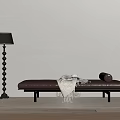 Modern shoe changing stool 3d model