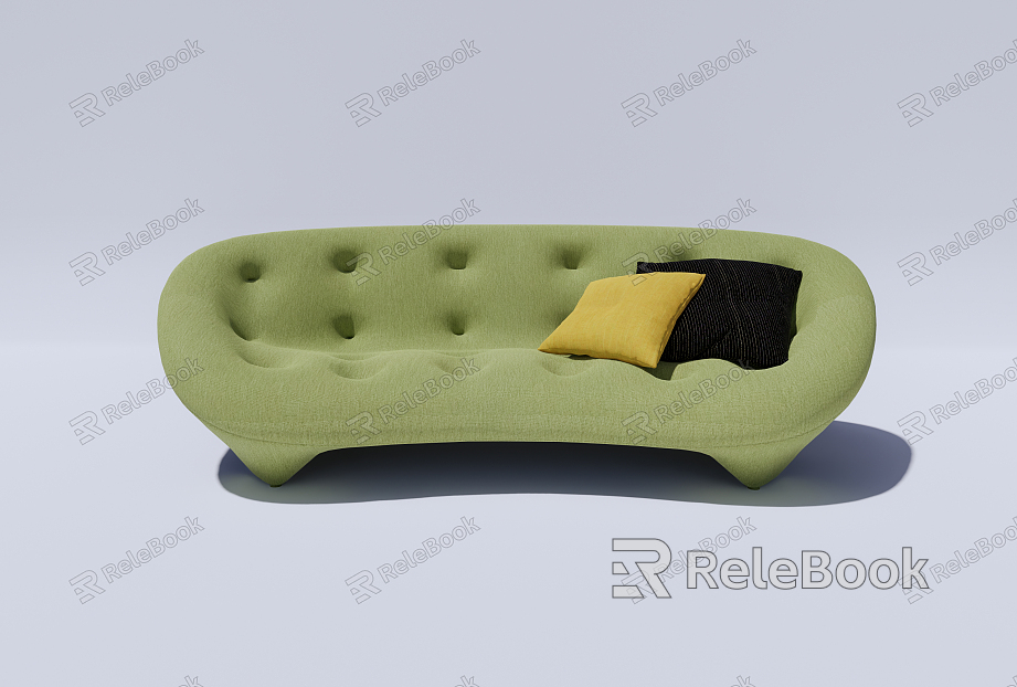 Modern Ligne Roset Shaped Sofa model