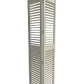 Modern White Louvered Folding Door Design For Interior Space Dividing 3d model