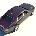Luxury Premium Sedan with Chrome Grille Spirit of Ecstasy Emblem Dark Exterior and Elegant Design