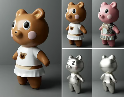 Modern ornaments 3d model