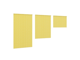 Modern Curtain Blinds 3d model