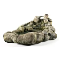 Decorative Natural Garden Ornament With Stone Waterfall Pond And Flowing Water