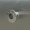 Durable Industrial Stainless Steel Pipe With Flange Connection And Bolt Holes For Projects