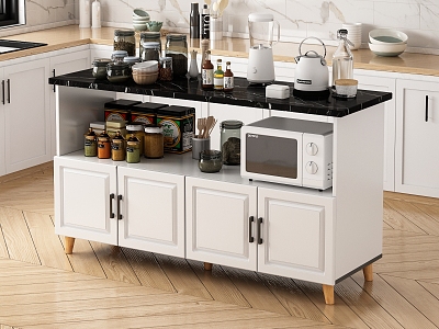 Modern Sideboard Kitchen Cabinet Tableware Decorations Small Appliances Kitchen Supplies model