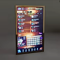 Modern Computer Screen Display With App Icons Virtual Keyboard And Game Interface Elements
