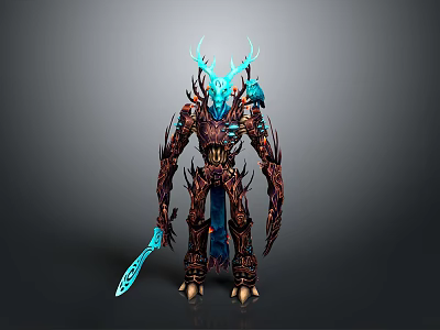 Monster, Beast, Giant Monster, Mountain Spirit, Alien, Extraterrestrial Monster, Alien Beast, Monster Warrior, Extraterrestrial Creature, Sci-Fi Creature, Creature, Game Monster 3d model