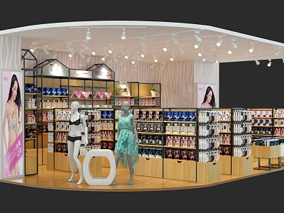 Modern Underwear Store Underwear Store 3d model Modern Underwear Store Underwear Store 3d model