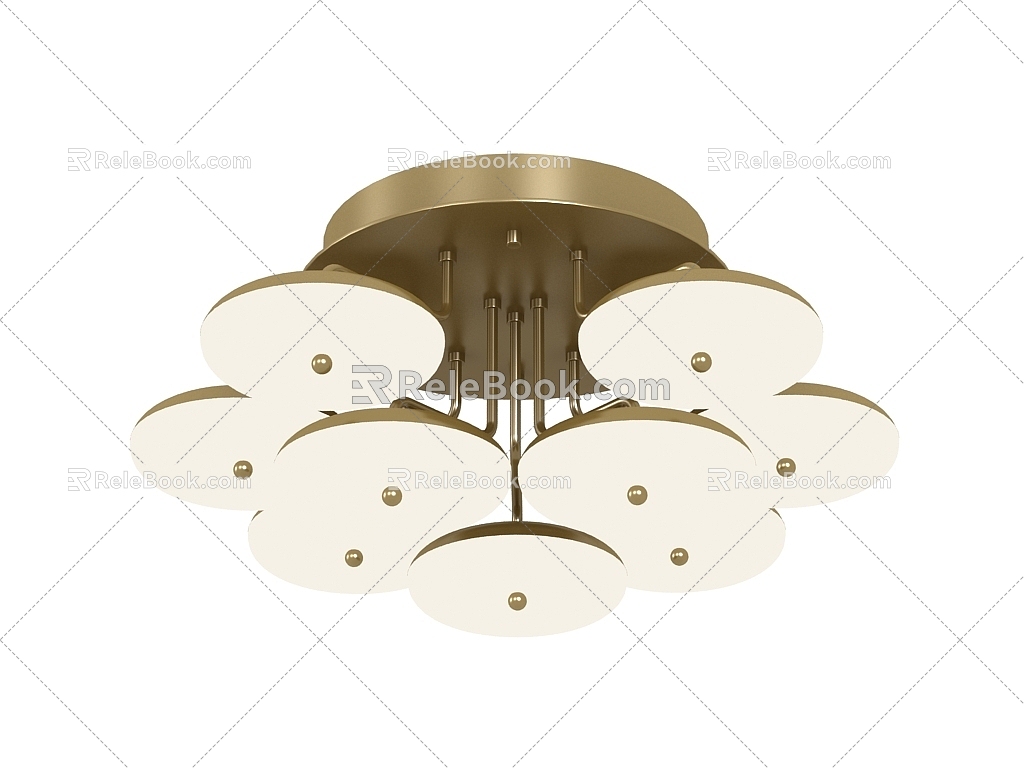 modern ceiling lamp 3d model