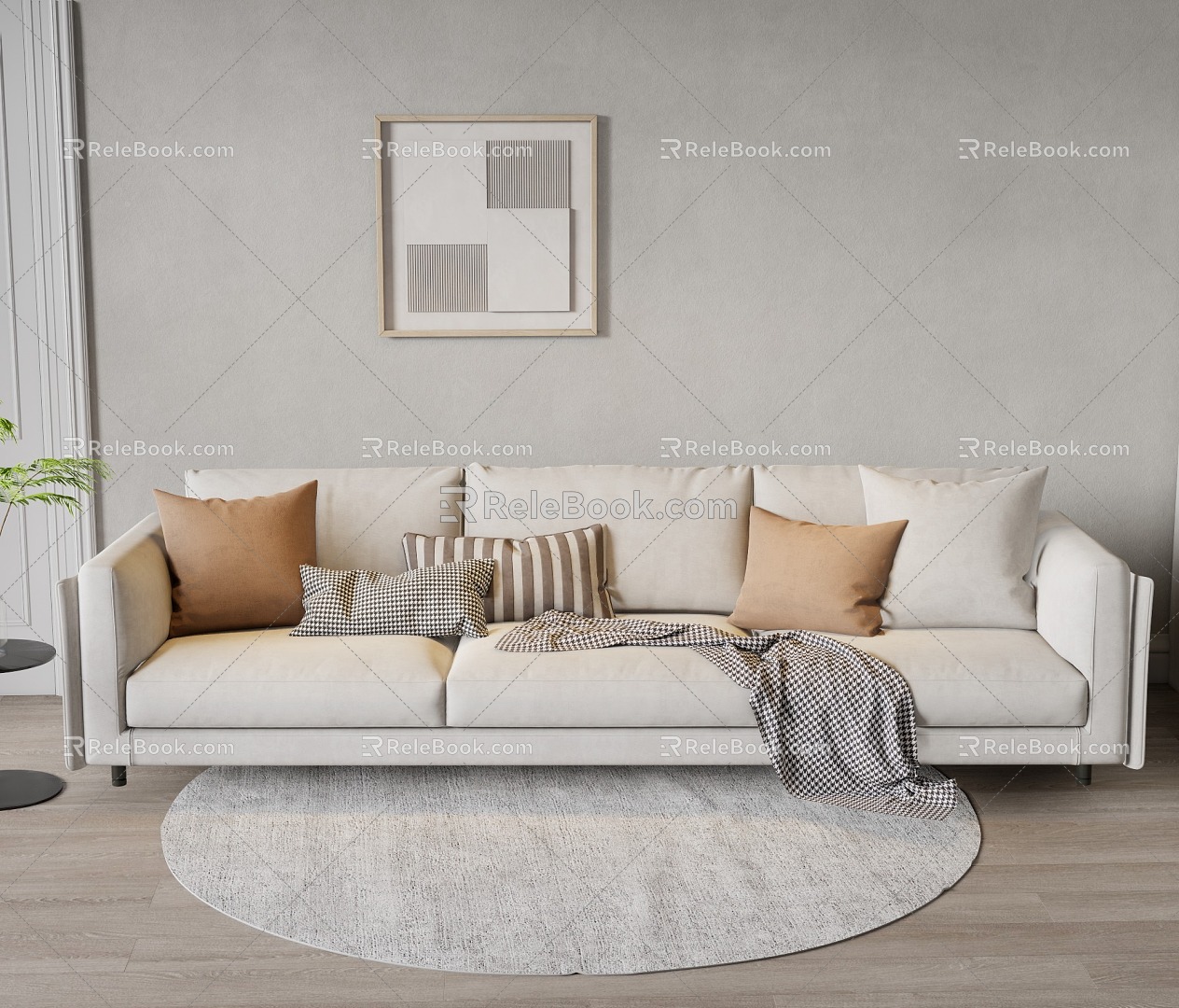 Modern Multiplayer Sofa Modern Sofa Sofa Living Room Sofa Light Luxury Sofa 3d model