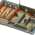 Fitness Gym Interior Layout With Cardio Machines Strength Training Areas And Workout Spaces