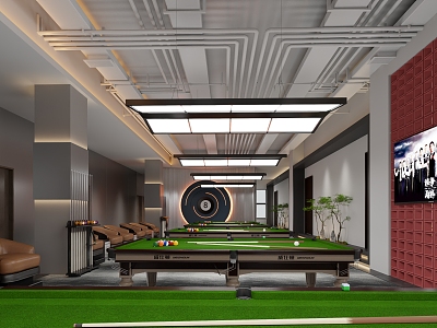 Billiard Hall Leisure Area model