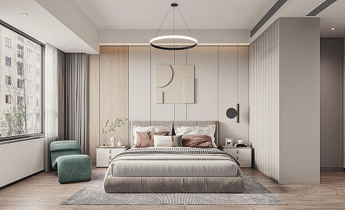 Modern Bedroom 3d model