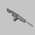 Future submachine gun 3d model