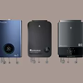 VATTI Domestic Water Heaters In Blue Black Silver With Digital Display And Controls