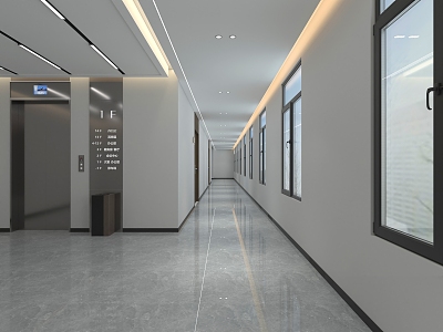 The Modern Corridor 3d model